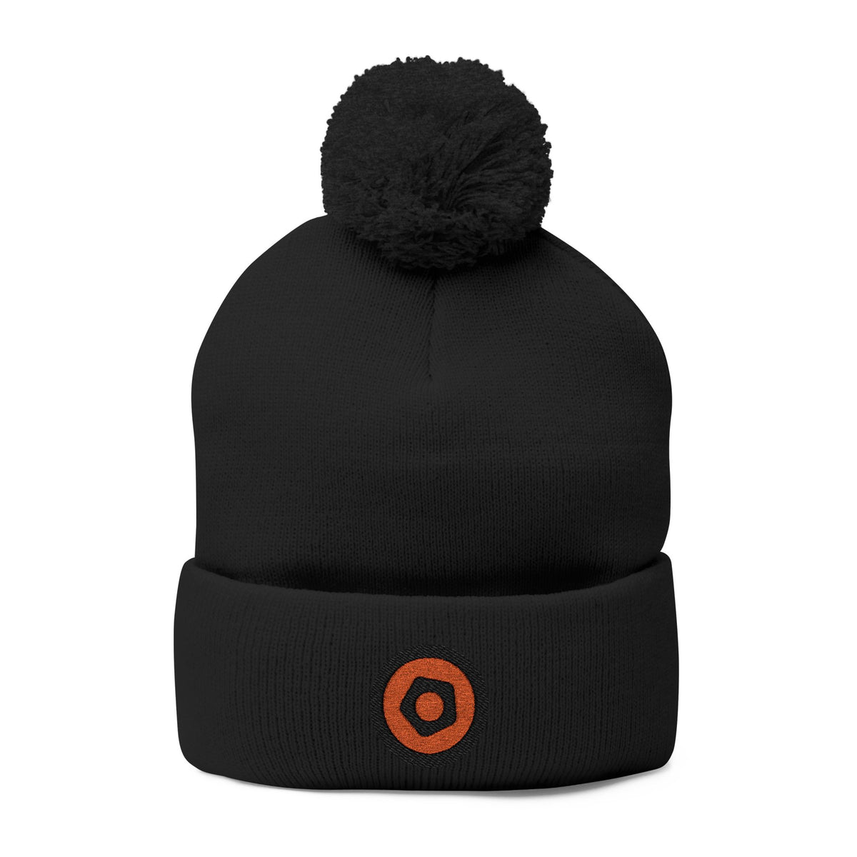 WMF Embroidered Pom-Pom Beanie