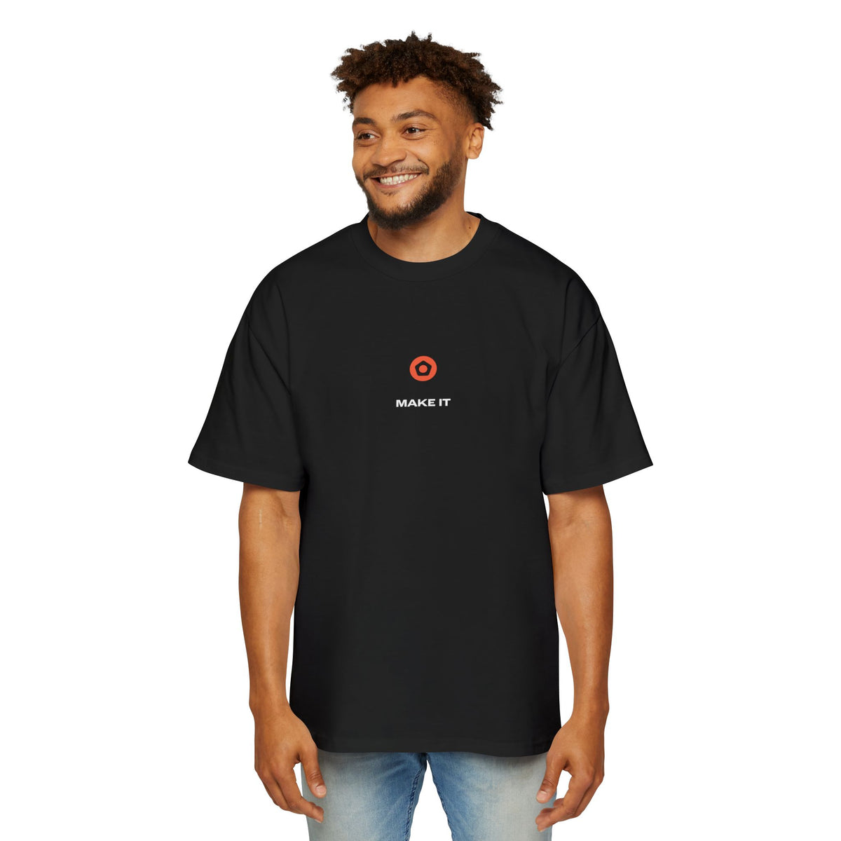 "Top Bins" Men's Heavy Oversized Tee