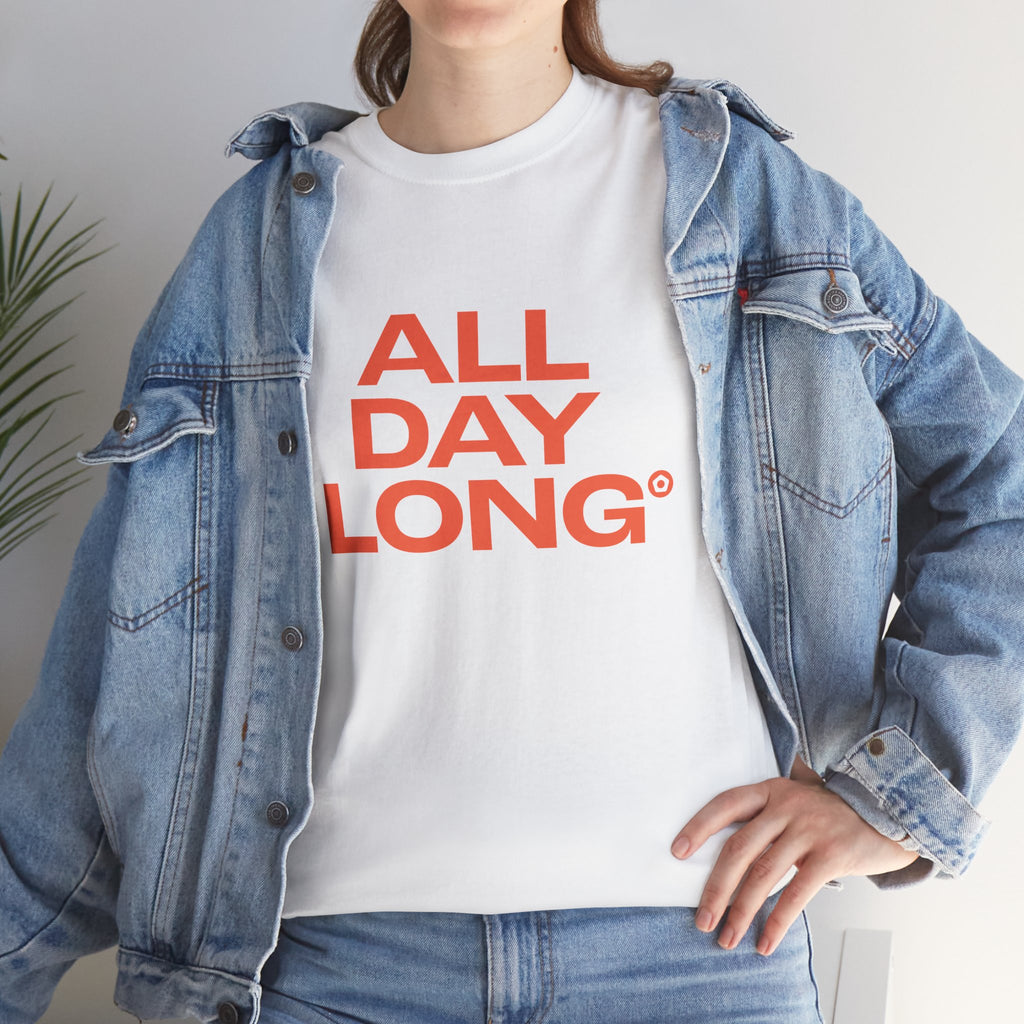 "ALL DAY LONG" Unisex Heavy Cotton Tee - We Make Footballers