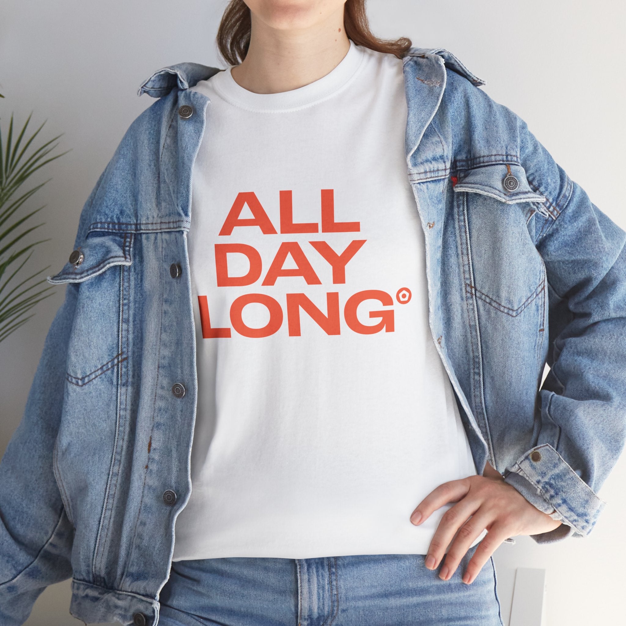 "ALL DAY LONG" Unisex Heavy Cotton Tee - We Make Footballers