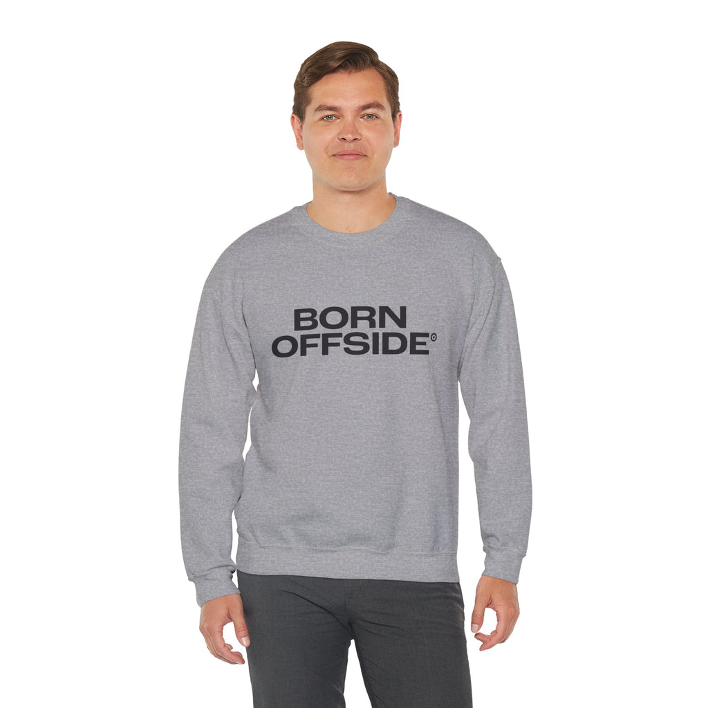 "BORN OFFSIDE" Unisex Sweatshirt - We Make Footballers