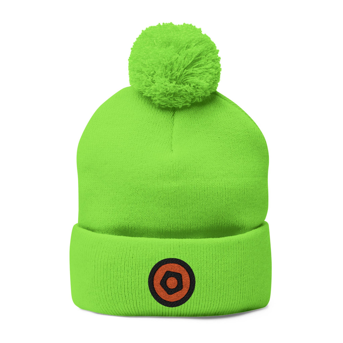 WMF Embroidered Pom-Pom Beanie