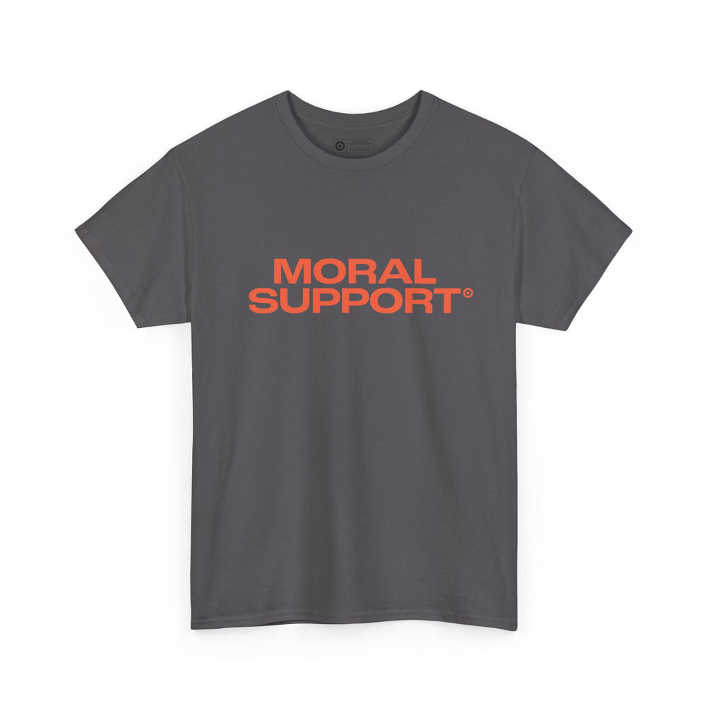 "MORAL SUPPORT" Unisex Heavy Cotton Tee - We Make Footballers