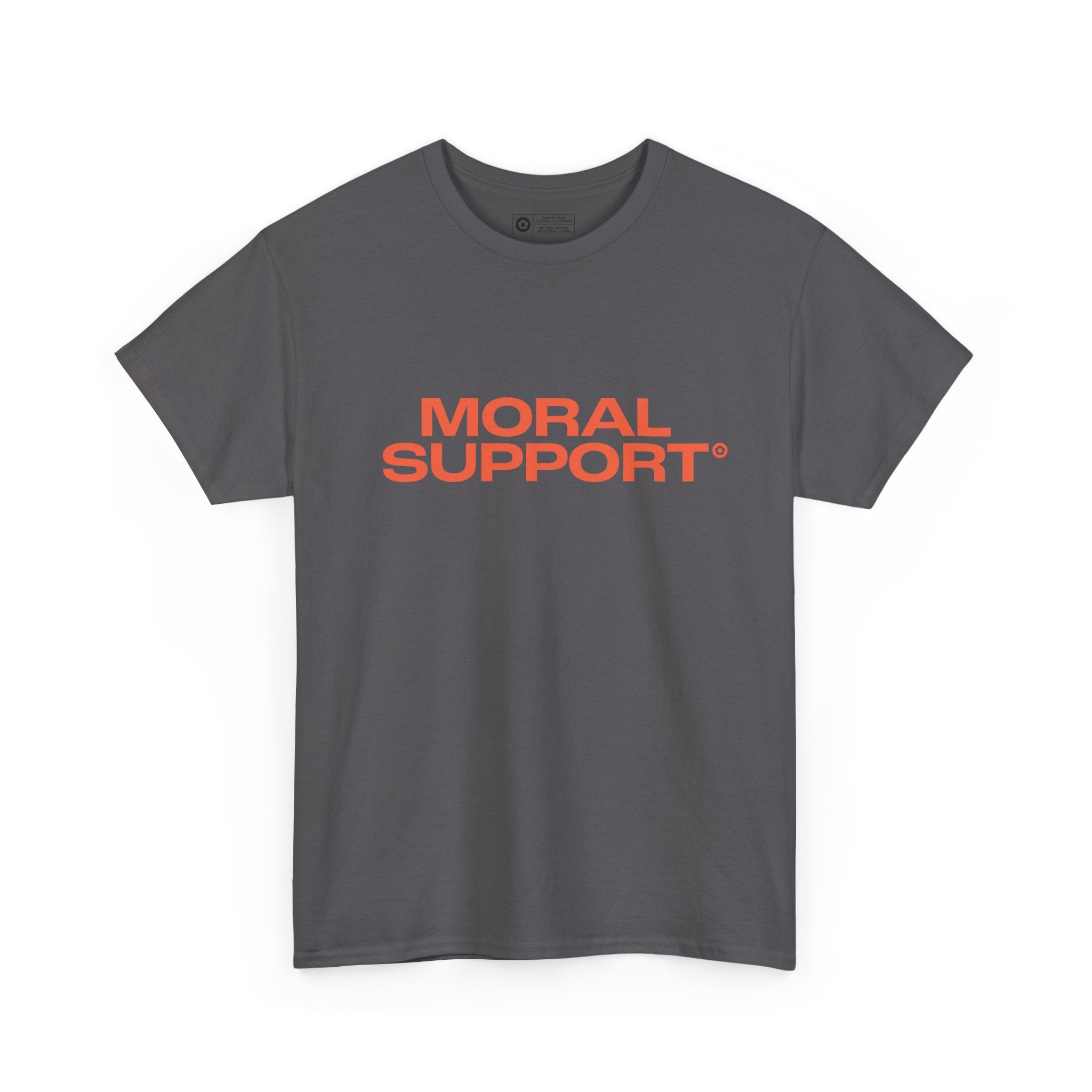 "MORAL SUPPORT" Unisex Heavy Cotton Tee