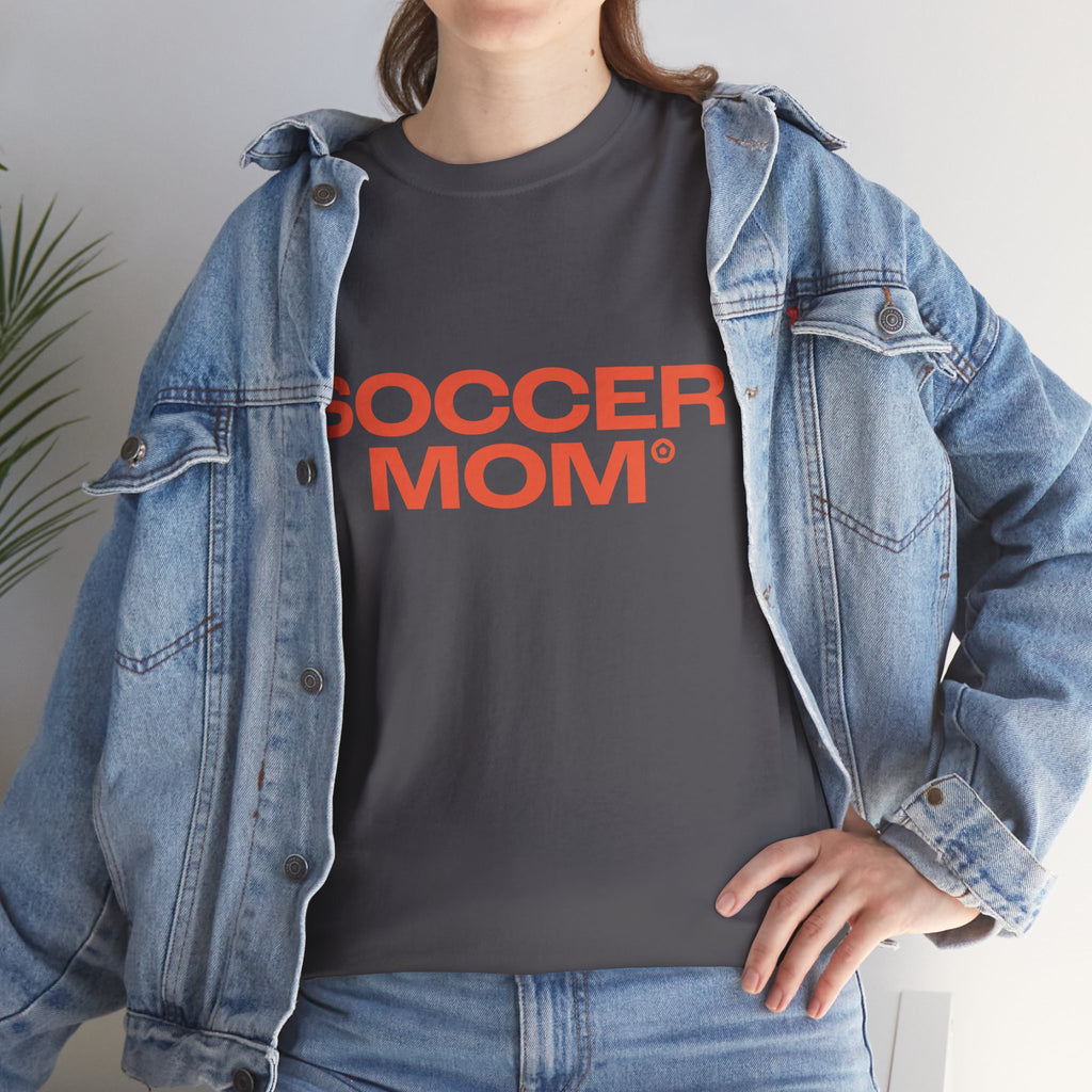 "SOCCER MOM" Unisex Heavy Cotton Tee - We Make Footballers