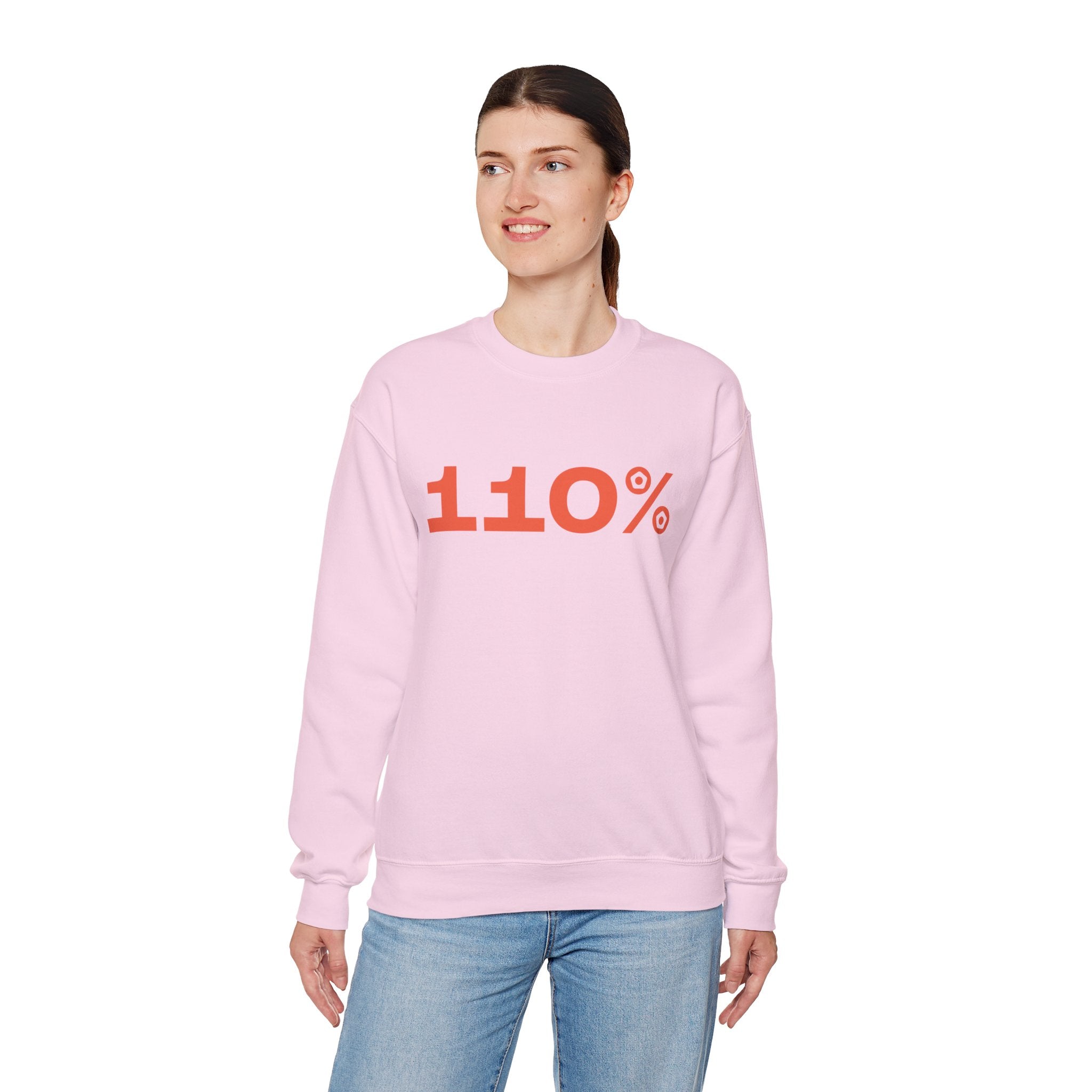 "110%" Unisex Sweatshirt - We Make Footballers