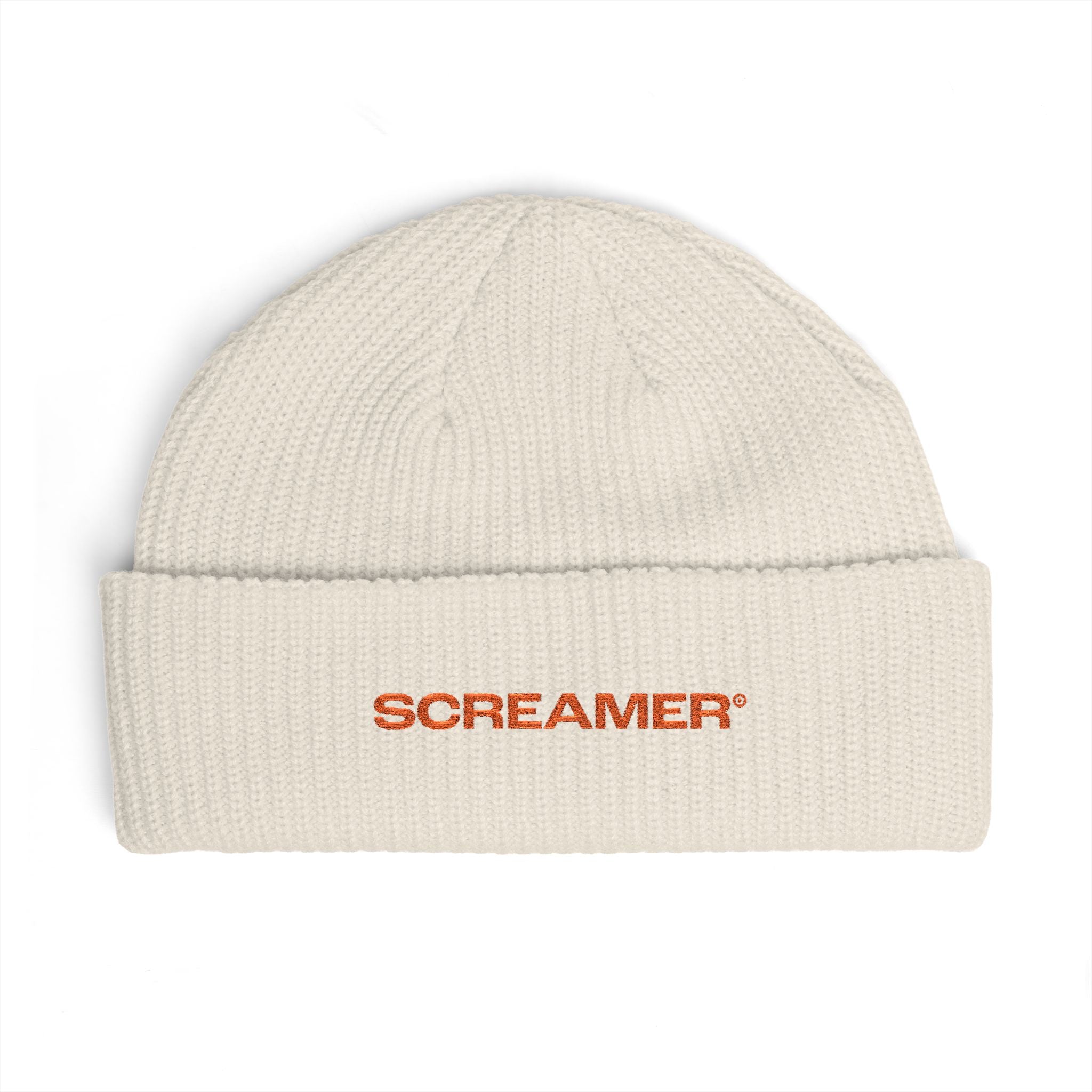 Screamer Beanie - Embroidered Knit Beanie - We Make Footballers