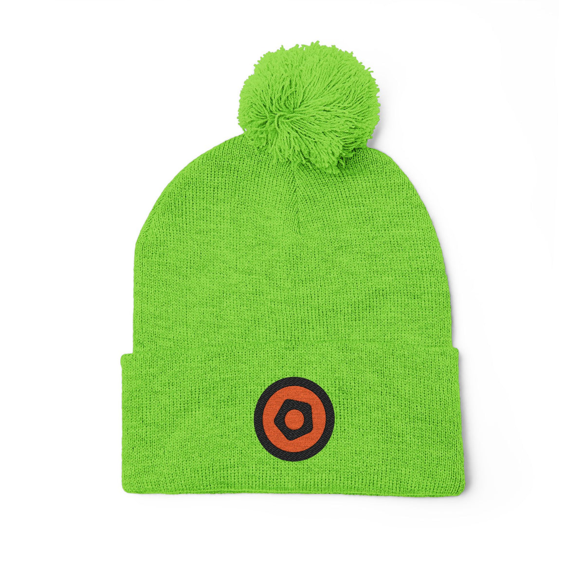 WMF Embroidered Pom-Pom Beanie