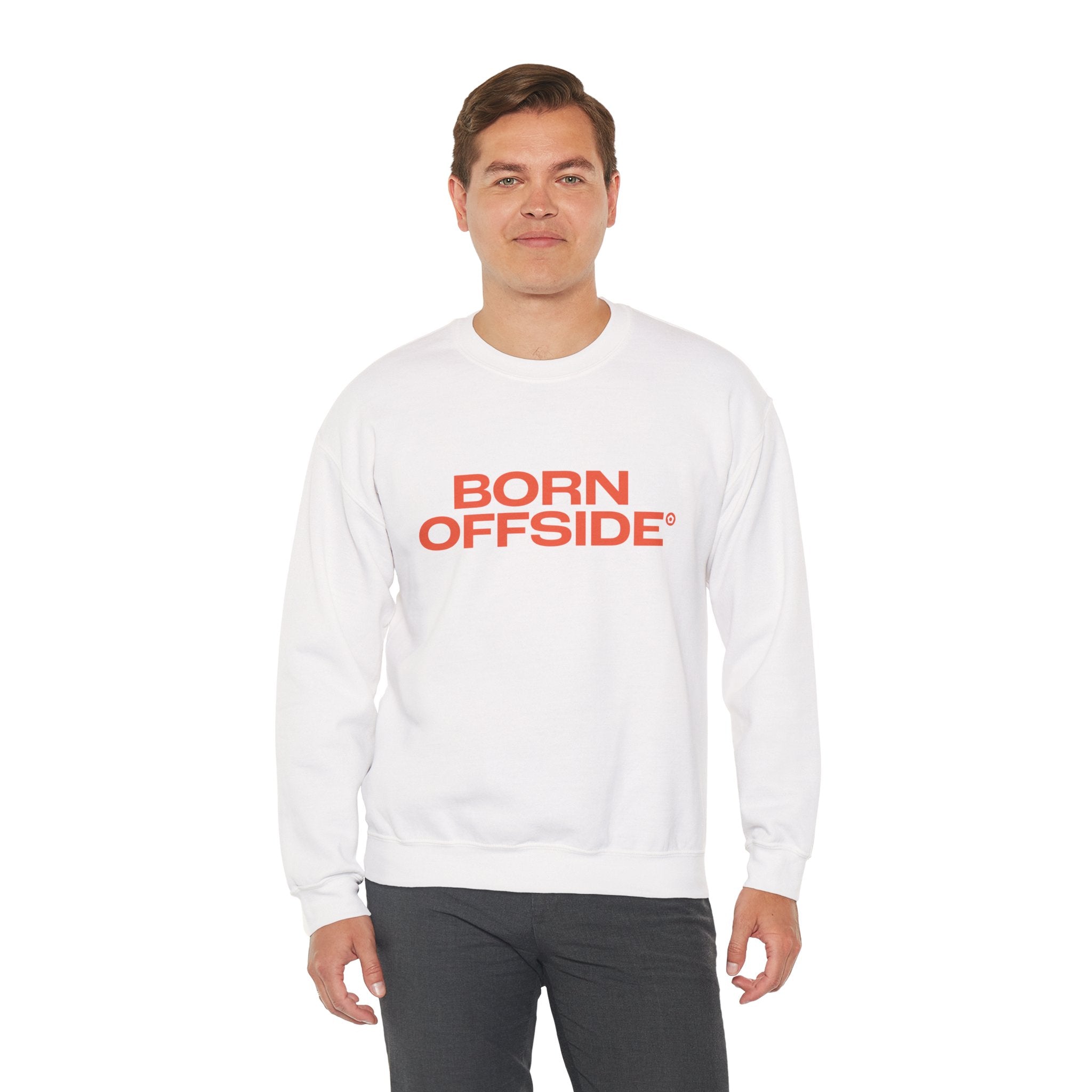 "BORN OFFSIDE" Unisex Sweatshirt - We Make Footballers