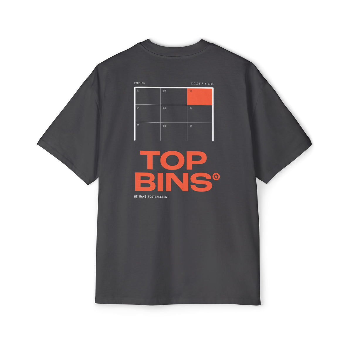 "Top Bins" Men's Heavy Oversized Tee