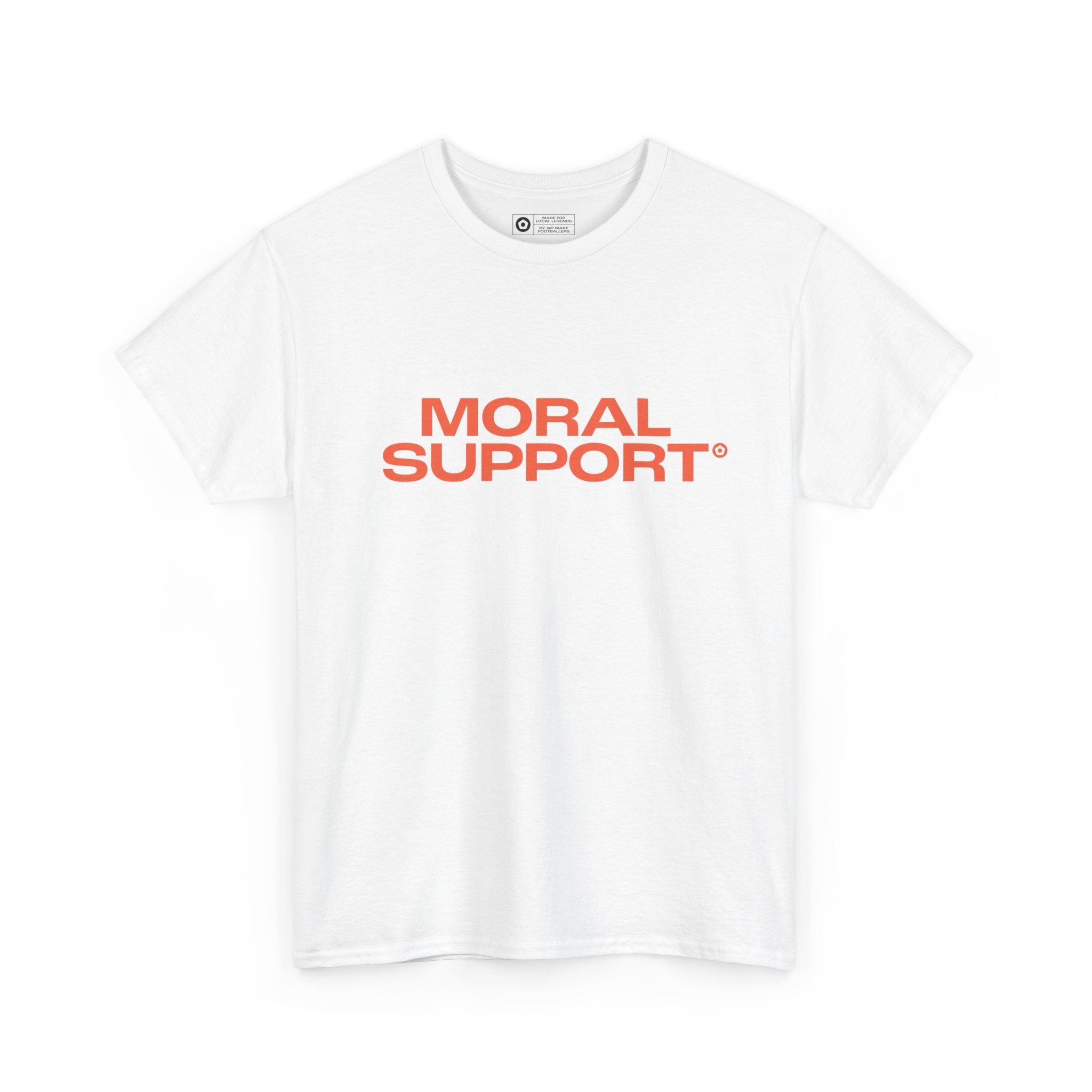 "MORAL SUPPORT" Unisex Heavy Cotton Tee