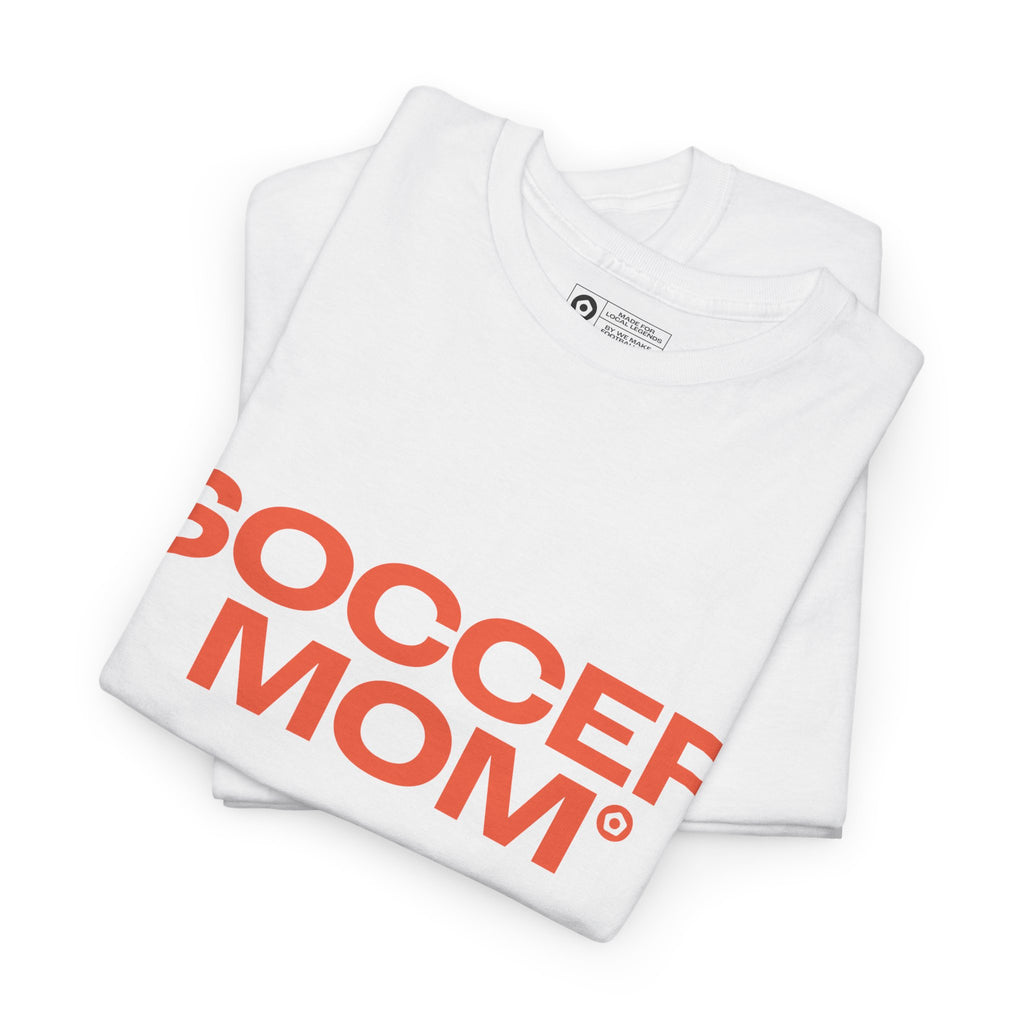 "SOCCER MOM" Unisex Heavy Cotton Tee - We Make Footballers