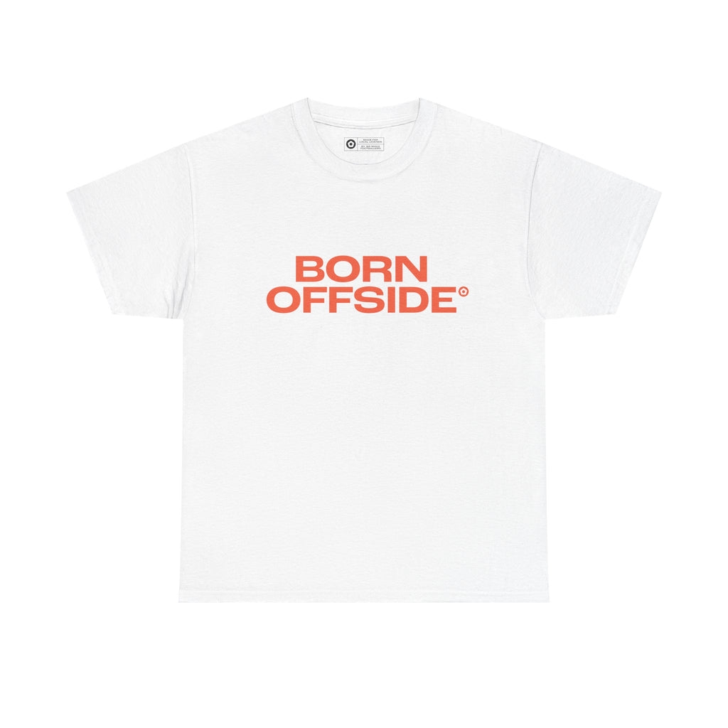 "BORN OFFSIDE" Unisex Heavy Cotton Tee - We Make Footballers