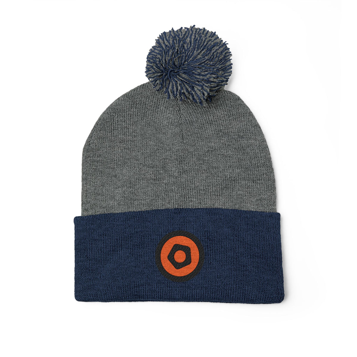 WMF Embroidered Pom-Pom Beanie