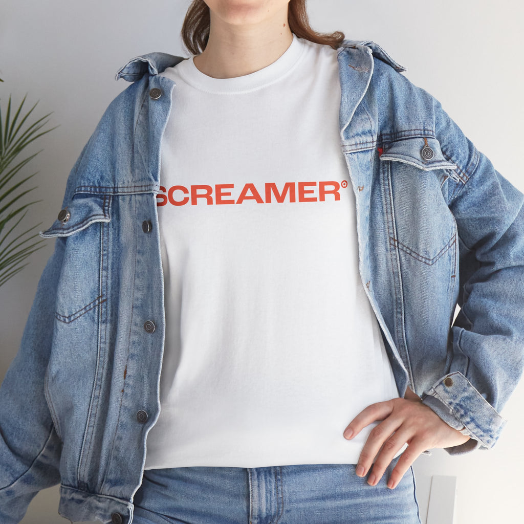 "SCREAMER" Unisex Heavy Cotton Tee - We Make Footballers