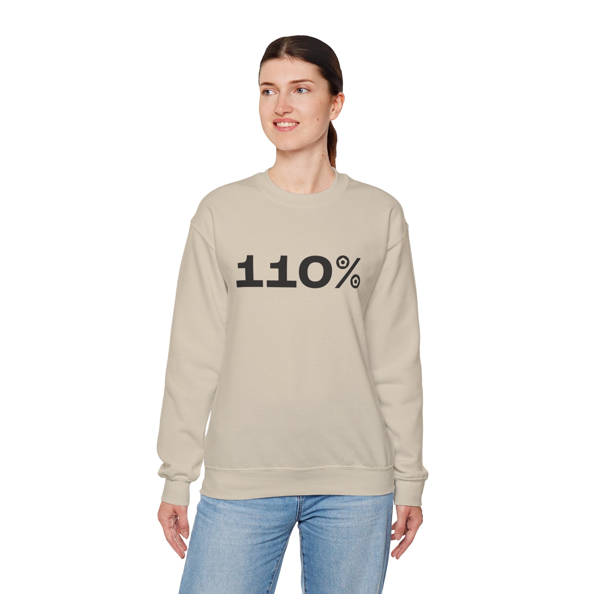 "110%" Unisex Sweatshirt - We Make Footballers