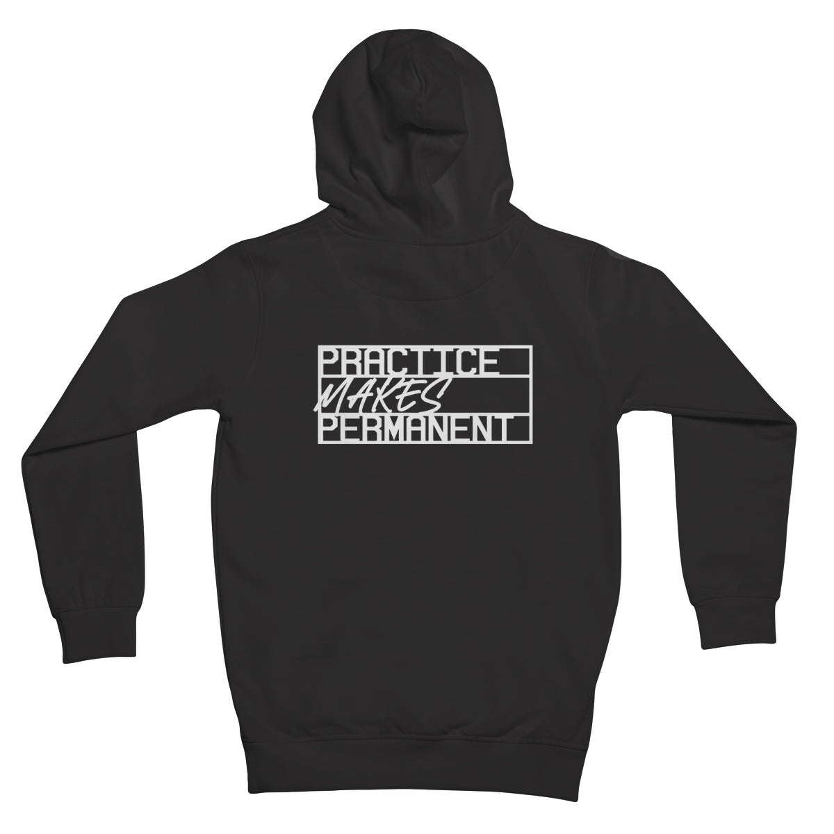 Practice makes permanent range Kids Hoodie