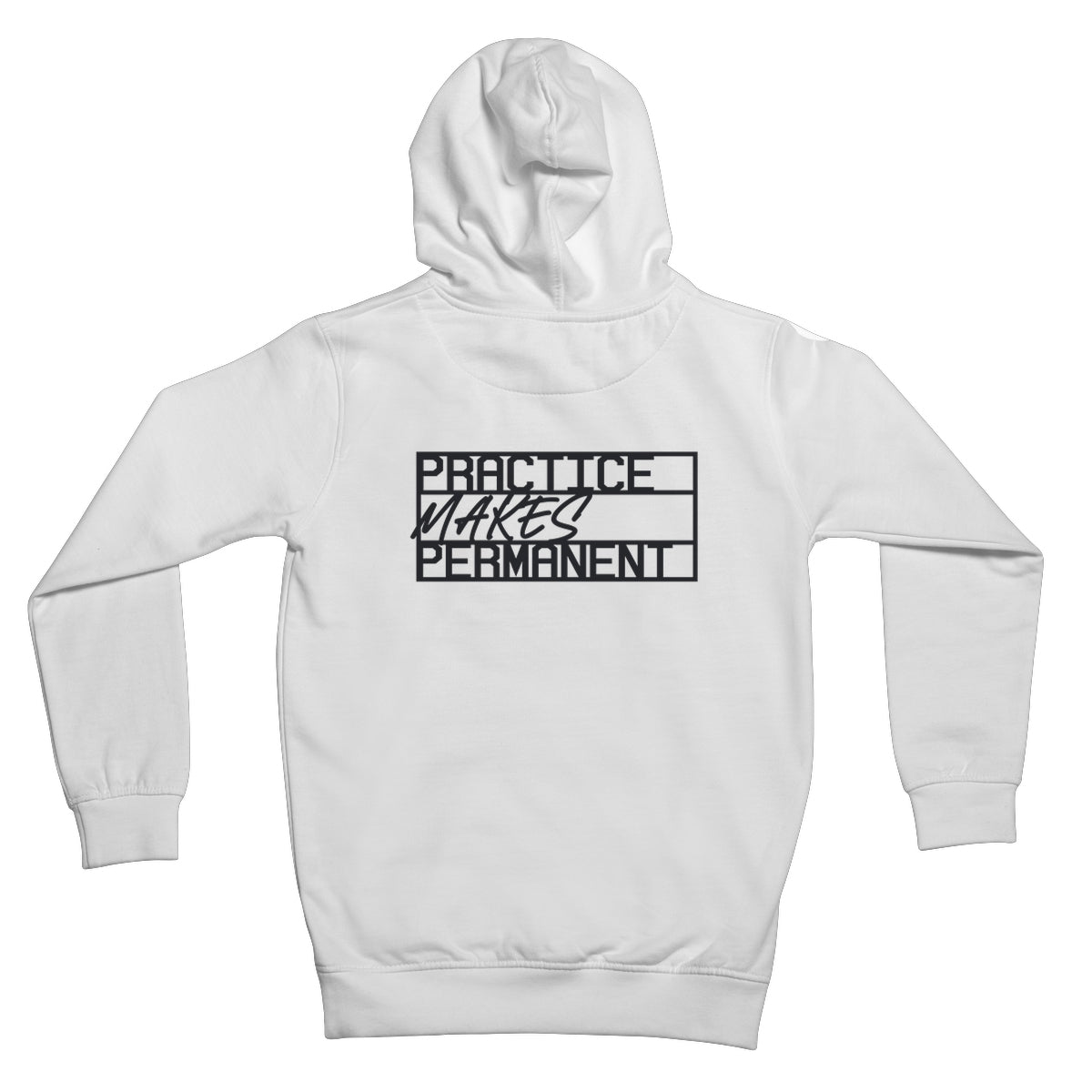 Practice makes permanent range Kids Hoodie