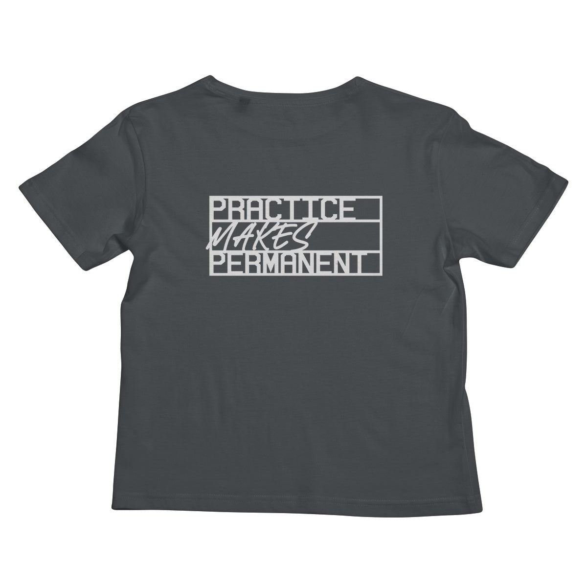 Practice makes permanent range Kids T-Shirt