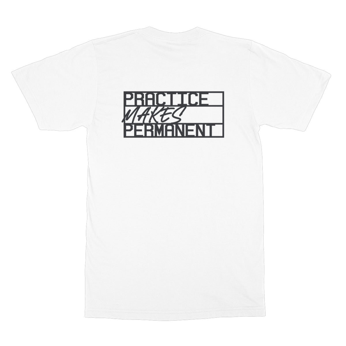 Practice makes permanent range Softstyle T-Shirt